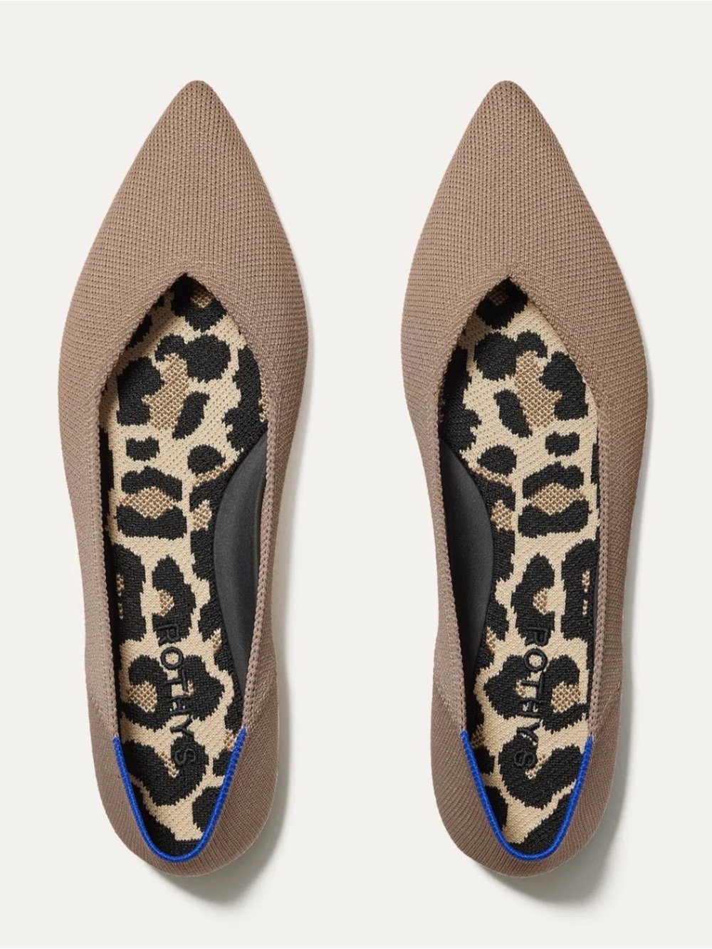 NEW Rothy’s The Point II in Portobello sz 7.5 reg. width - in love insole